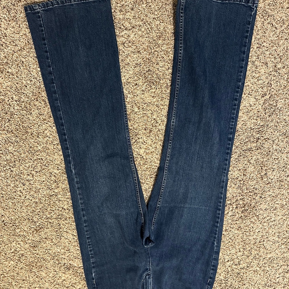 Christopher & Banks Dark Blue Straight Leg Jeans
